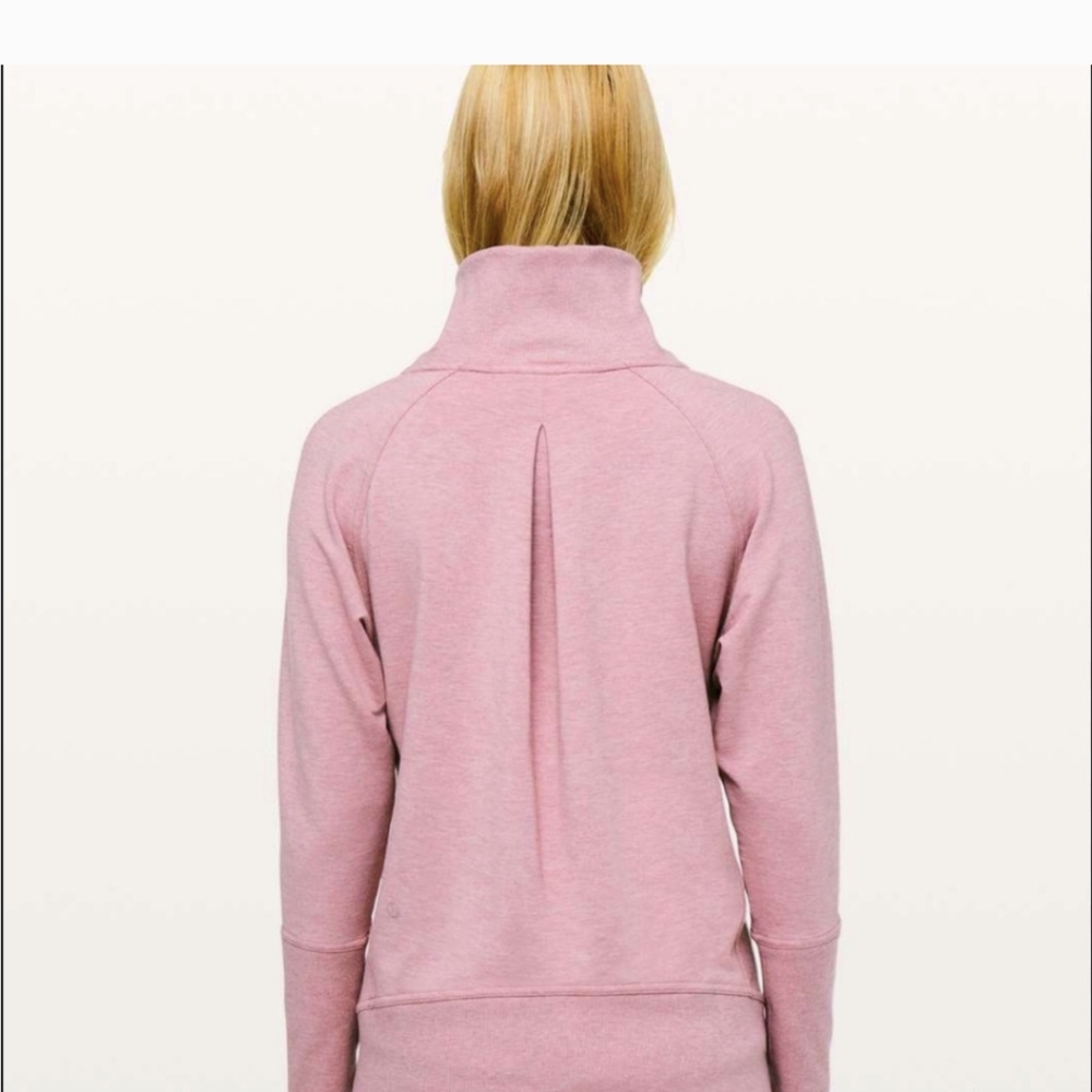 Lululemon High Lines Pullover vintage Heathered Mauve - Picture 2 of 7